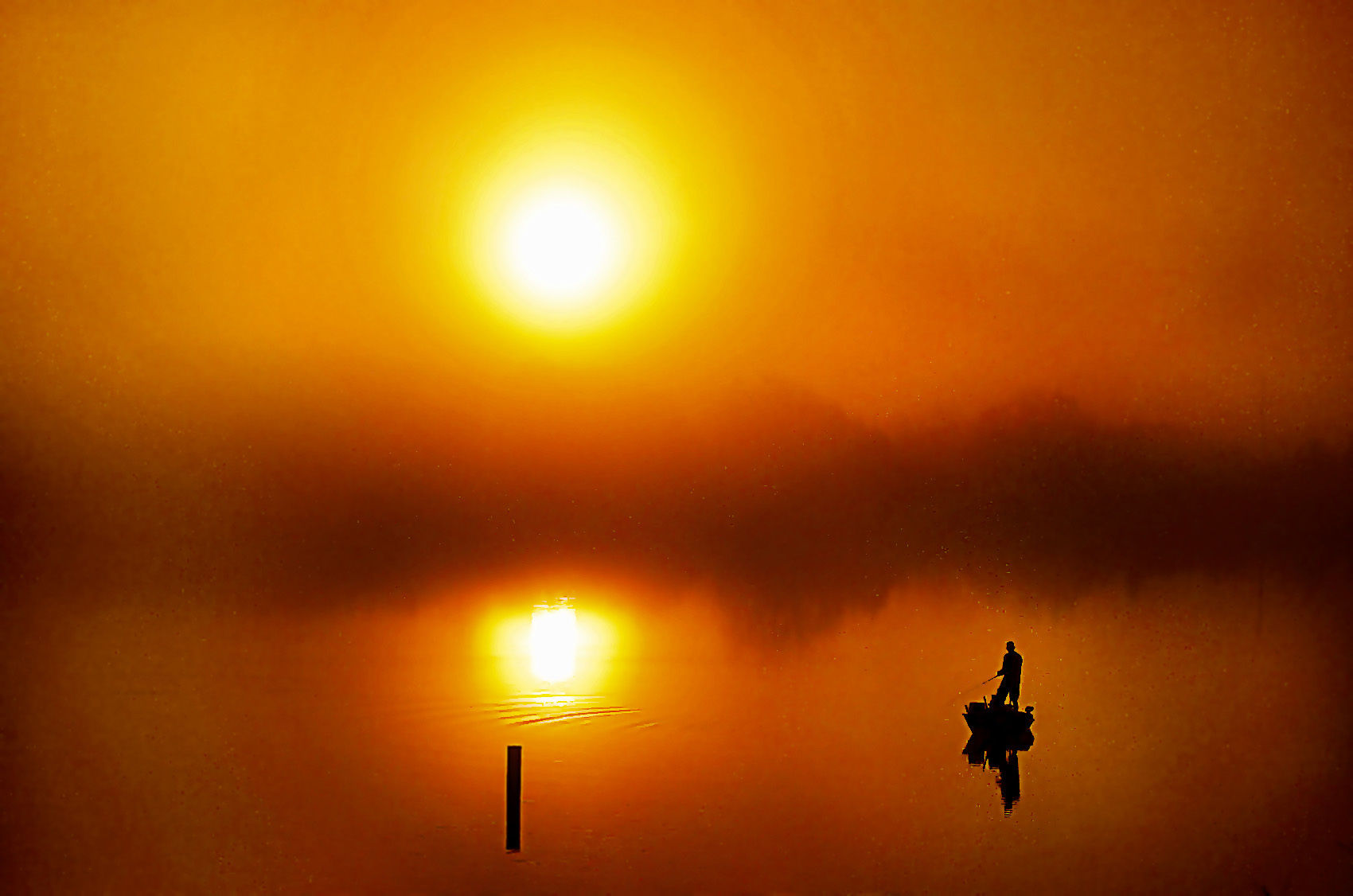 Foggy fishing